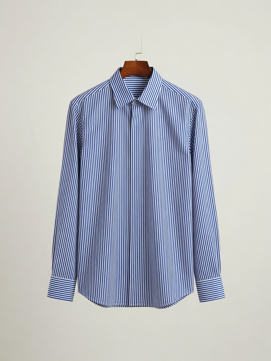 Striped Poplin Shirt
